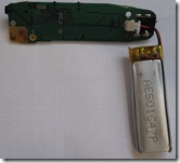 Internal battery labeled as AE501647P